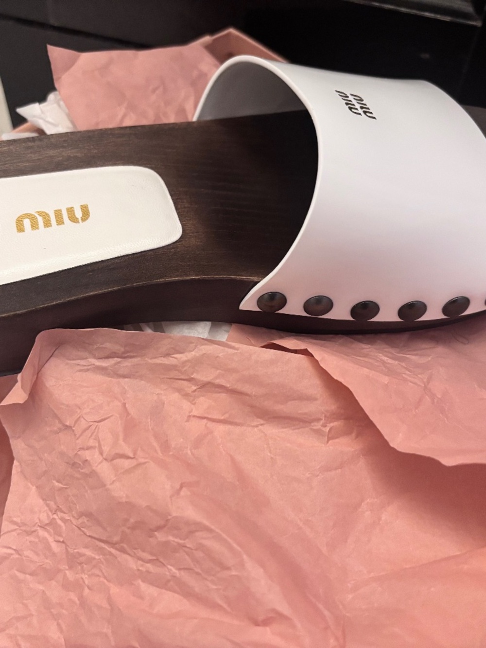 Authentic brand new Miu Miu sandals